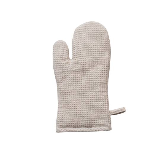 Hello Honey® Woven Linen & Cotton Waffle Hot Pad Mitt